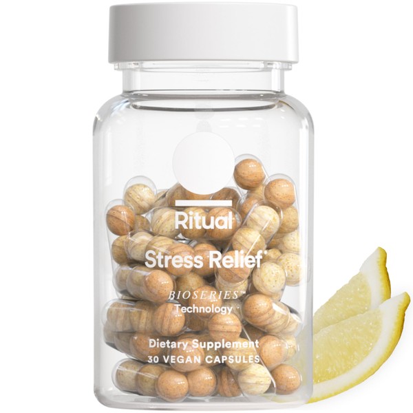 Ritual Stress Relief Supplement Shoden® Ashwagandha, Suntheanine® L-Theanine, and Saffron