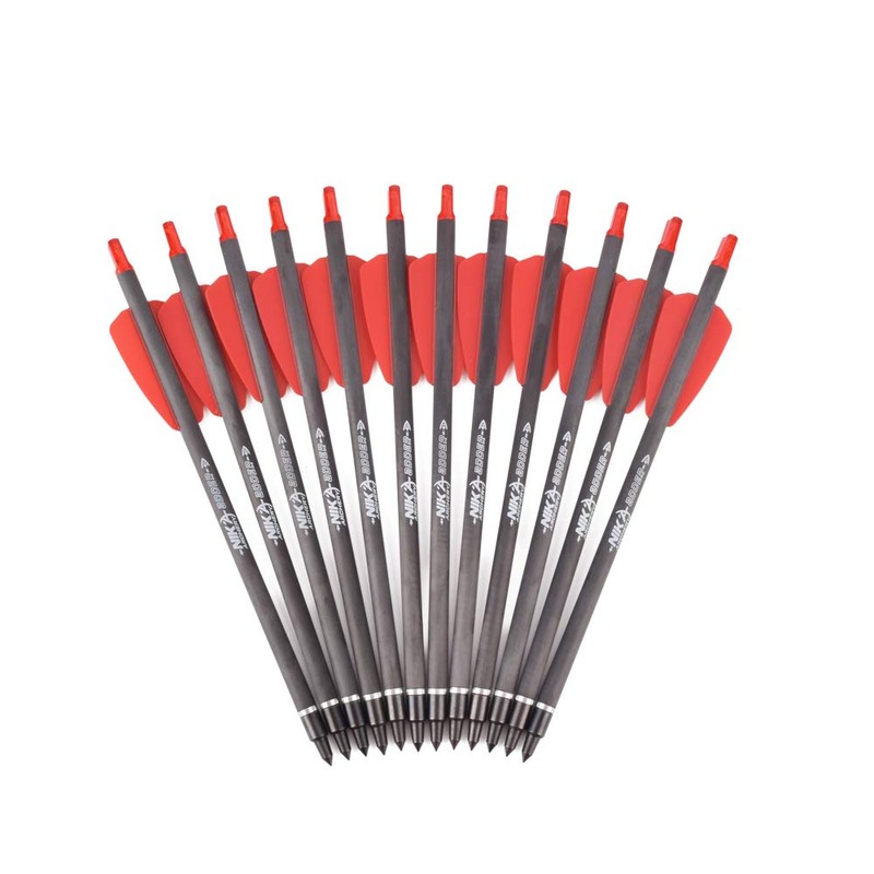 NIKA ARCHERY Pernos para ballesta de 19 cm, con flechas