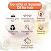 Newish Cold Pressed Sesame oil for Hair, Skin and Massage
