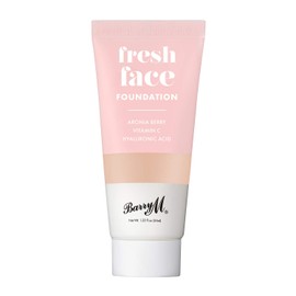 Barry M Cosmetics Fresh Face Lightweight Liquid Foundation Infused With Hyaluronic Acid And Vitamin C, Shade 6