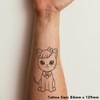 'Cute Kitty' Temporary Tattoo - Water Resistant, Skin-Safe, Non-Toxic Transfer