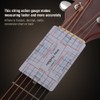 2pcs Guitar String Ruler Guitar Setup Gauge Luthier Measuring Tool