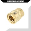 Hihaha Pressure Washer Coupler/Outer Washer Gun Adapter Universal for Car/Durable