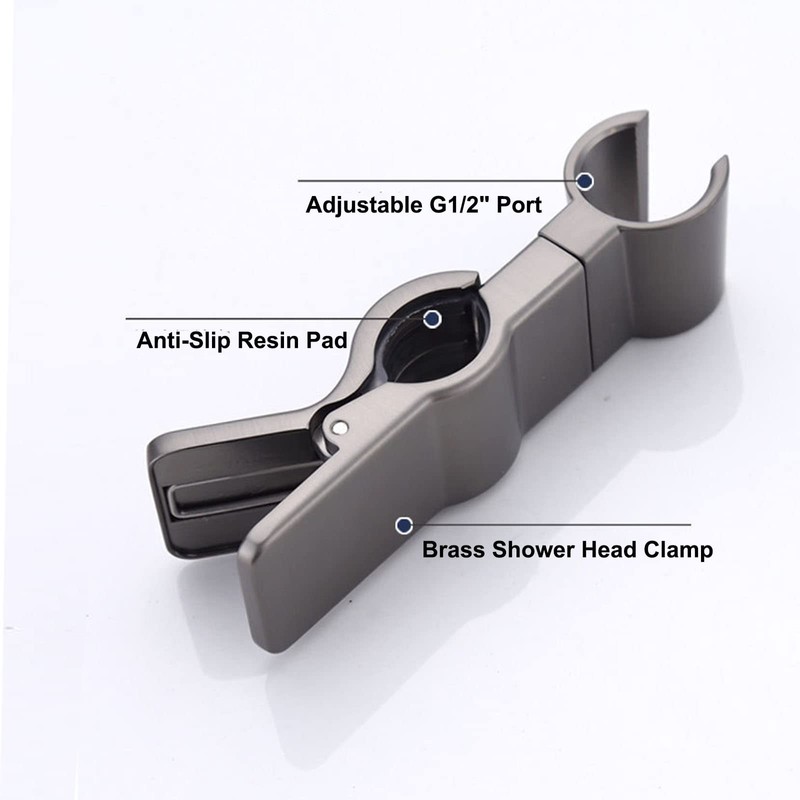 Adjustable Shower Head Holder for Slide Bar, Biveah Universal 20-25MM