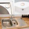 Kitchen Faucet Hole Cover Stainless Steel, Premium Sink Tap Hole