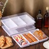 Shellwei 10 Pack Extra Large Divided Charcuterie Board with Lid