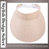 One Limitation CP512 Wide Brim Long Visor, Sun Visor, Hat,