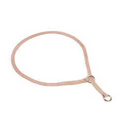 Show Slip Collar – Conformation Dog Collar – Flat Braided Premium Nylon – Chrome Plated Hardware Rings – Perfect for Small Pups to Large Dogs – Designer Dog Collar for Dog Shows