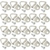Hocansen 100Pcs Picture Hanger Hooks 22mm Small D Ring Single