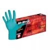 DASH Hi-Risk Protector Nitrile Exam Grade Disposable Gloves, Teal, 5.9