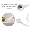 1 x White Shower Hose (Shower Head + Water Hose),