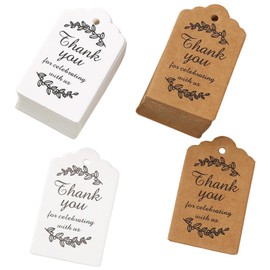 200piezas Etiquetas De Agradecimiento De Papel Para Etiquetas Decorativas Para Fiestas Y Manualidades Para Bodas Eventos