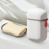 One Piece Small Lightweight Soap Bar Holder Waterproof Soap Box