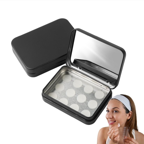 IMPRESA Zit Patches Storage Case - Matte Black Metal -