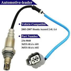 Automotive-leader 234-9040 - Sensor de oxígeno O2 con relación de aire y combustible, sensor ascendente, 1 banco 1 AFR, compatible con Honda Accord 2.4L L4 2003 2004 2005 2006 2007 36531-RAA-A01