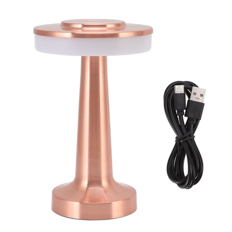 Portable LED Table Lamp Retro Touch Control 3 Levels Color