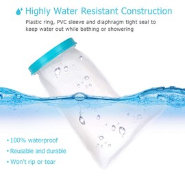 DOACT Cast Cover Kids Leg for Shower Bath, Leg Waterproof Cast Cover Cast Protector Keep Cast Bandage Dry, Watertight Cast Bag for Child Wound Foot Ankle Orthopedic Boot 17 Inches