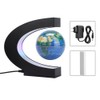 3in C Shape Magnetic Levitation Floating Globe World Map Ornament
