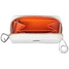 Castelbajac 61611 Coin Purse, Marcel Accessories, Round Zipper, white