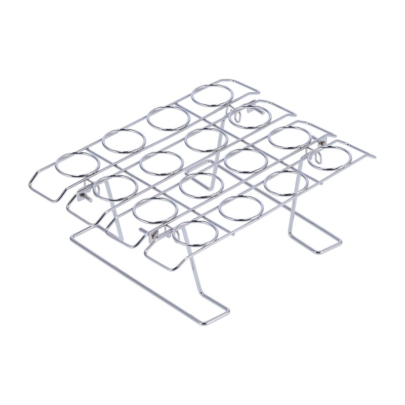 16-Hole Folding Baking Rack Ice Cream Rack Stand Cone Cupcake