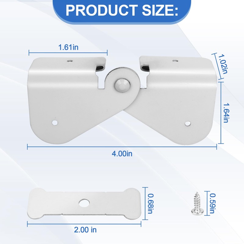 Gutter Zipper Hinges for Gutter Downspout Extension, Gutter Extension Hinge