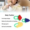 3Pcs Baby Teething Toys Lovely Fruit Shape Teeth Discomfort Relief