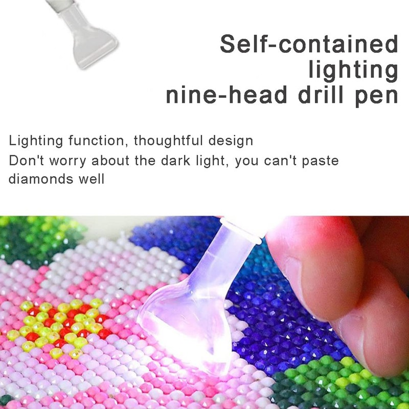 74 Pieces 5D Diamond Painting Tool Set, Diamond Embroidery Box