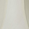 Creme Medium Scallop Bell Lamp Shade 5" Top x 12"