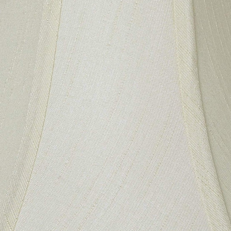 Creme Medium Scallop Bell Lamp Shade 5" Top x 12"