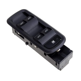 Master Power - Interruptor de ventana compatible con Ford Fiesta 2011 2012 2013, FANLIDE delantero izquierdo del lado del conductor interruptor de control de ventana eléctrico reemplazar 8A6T-14A132-CC BE8Z-14529-AA