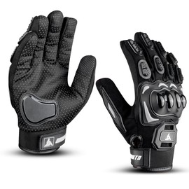 SAGA SPORTS motorbike gloves for men heavy duty motorcycle gloves and can be used as motorbike accessories for man and Women easy to use touch screen gloves (S, Vortex)
