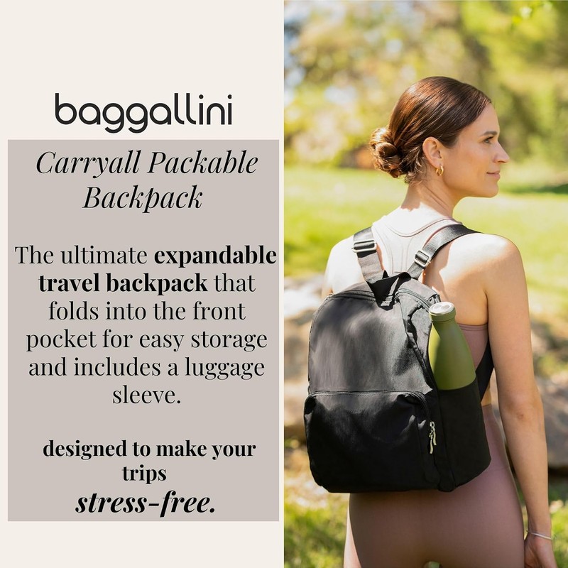 Baggallini Carryall Packable Backpack Mochila plegable Carryall Mujer