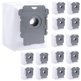 14 Pcs Nandaga Vacuum Bags Compatible with Irobot Roomba Bags i&j&s Series, Replacement Vacuum Bags Compatible with Roomba i3 i3+/i4 i4+/i6 i6+/j7 j7+/i7 i7+/i8 i8+/s9 s9+/Automatic Dirt Disposal Bags