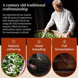 XIXICHA Taiwan Tea Black Tea Loose Leaf Red Jade Grade AAA Ruby Sun Moon Lake Taiwan High Mountain Tea 3.53oz/100g 台湾红茶 台湾茶 红茶 蜜香型