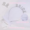 DADERXY 4Pcs Bride Headband with Veil Set, Bachelorette Sash and