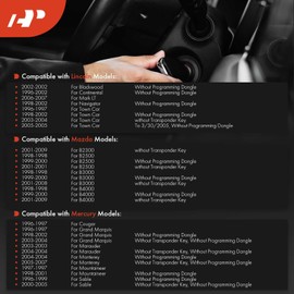 A-Premium Ignition Lock Cylinder with 2 keys Compatible with Ford, Lincoln, Mazda and Mercury Vehicles - F-150, F-250 F-350 F-450 F-550 Super Duty, Explorer, Mustang, Taurus, Expedition, Ranger