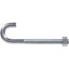 Hardware Essentials J-Bolt with Hex Nut (1/2"-13 X 6")