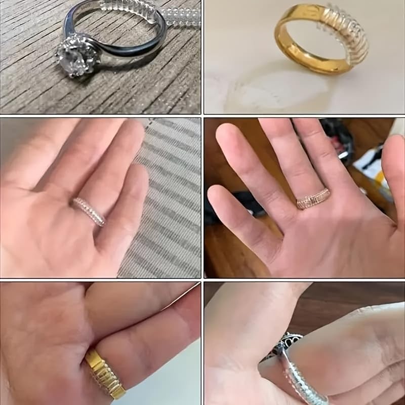 Clear Silicone Ring Sizers Invisible Ring Size Adjuster, Ring Guards