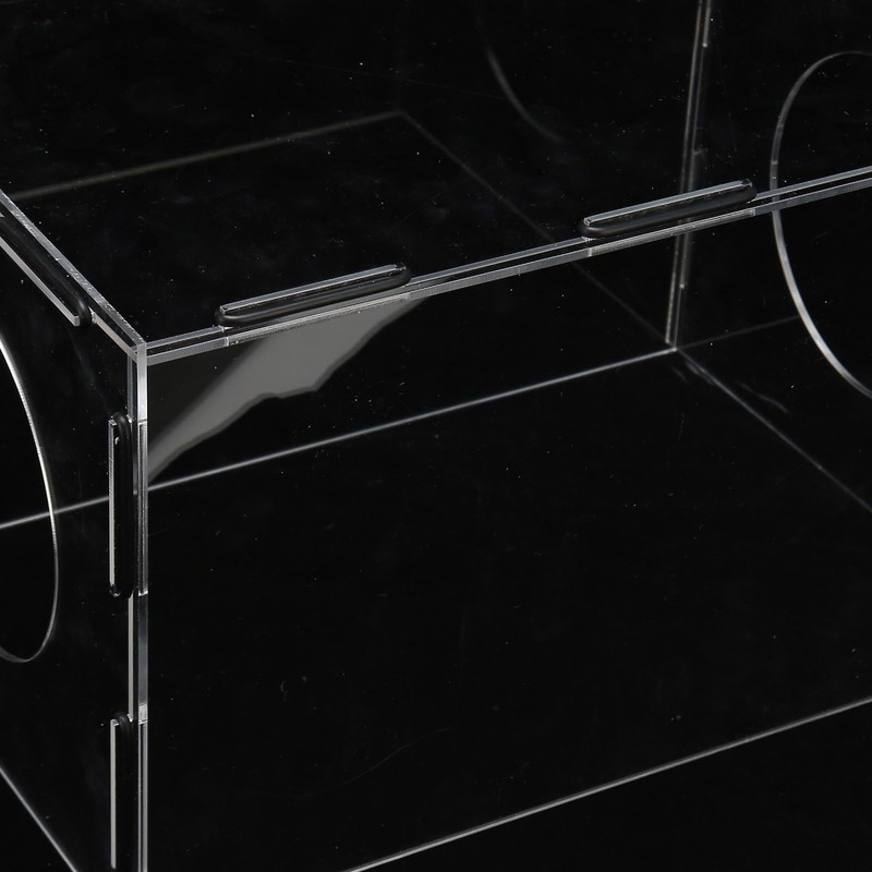 Closed Sanding Box Highly Transparent Rectangular Table Polishing Tool for