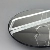 MotorVehicleParts Powder Coated Flat White Slim 2 Hole Stainless Steel