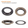 sourcing map 10Set Grommets Eyelets with Washers 30mm Copper Metal
