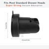 Shower Head Holder Removable Wall Mount Holder with Vacuum Suction