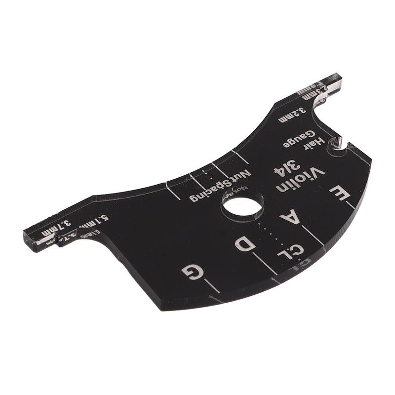 Violin Bridge Reference Tool Acrylic Accurate Violin Bridge Mold Fingerboard