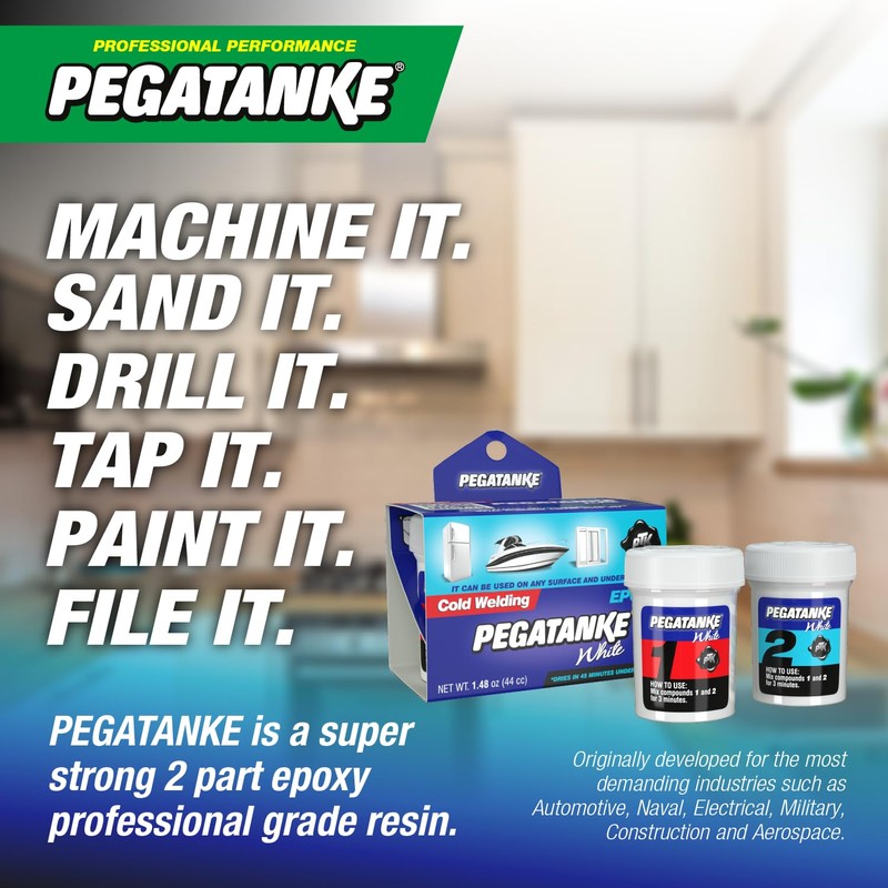 PEGATANKE - White 2 Part Epoxy Resin | Professional Cold