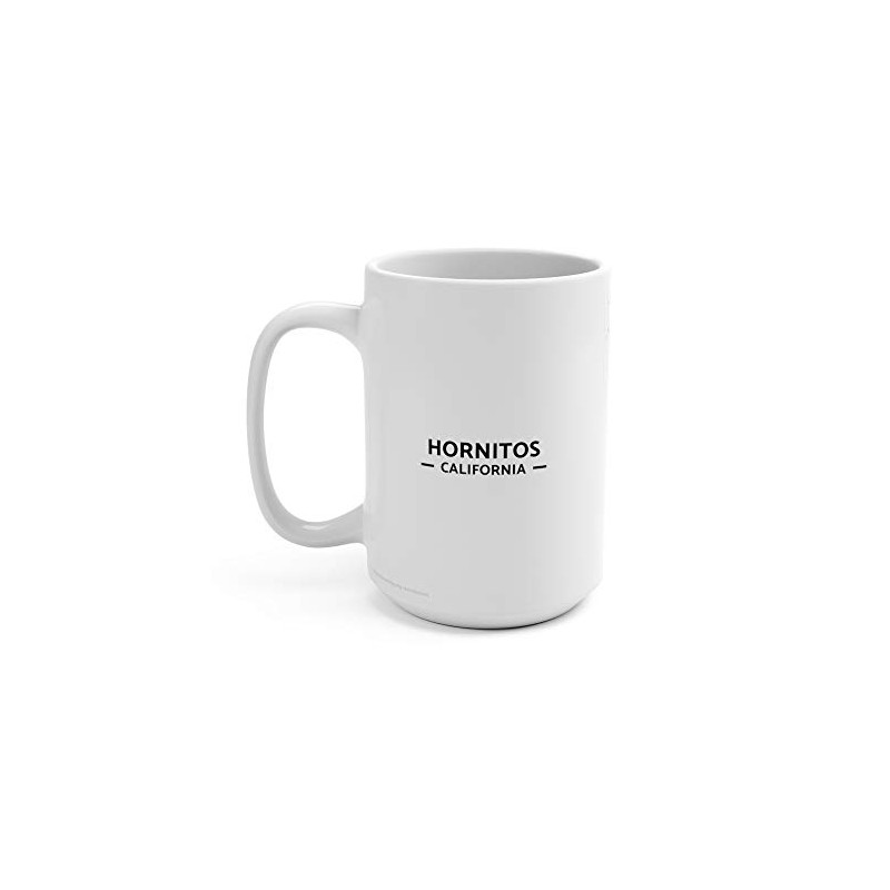 Hornitos, California CA Map Mug (15 oz)