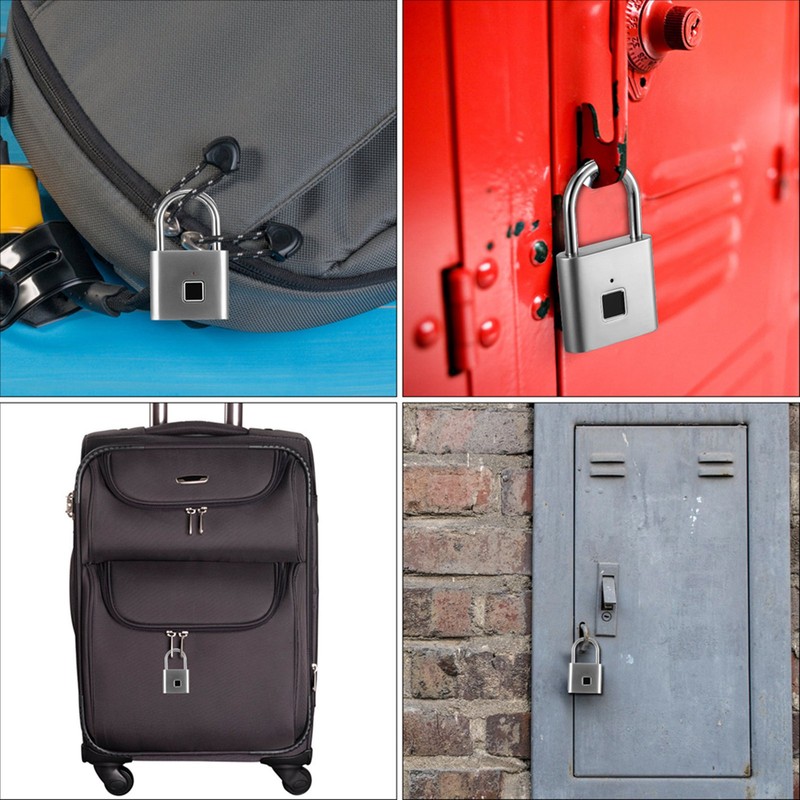 Smart Fingerprint Padlock Waterproof for TuyaSmart Bluetooth Keyless Padlock for