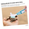 2pcs Turtle Shell Cleaning Brush Glass Bottle Bristle Brush, Bristle