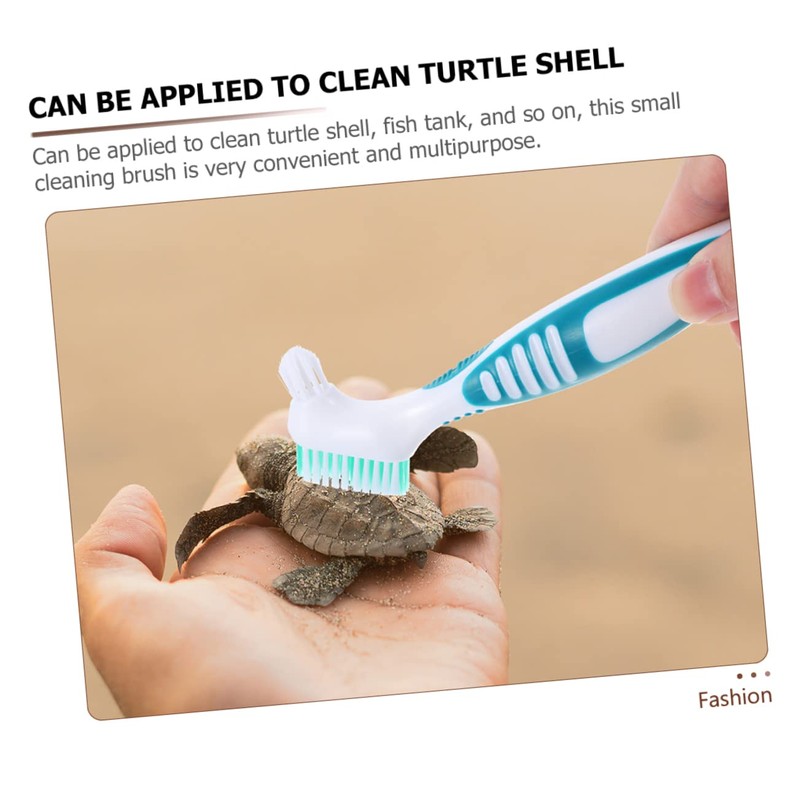 2pcs Turtle Shell Cleaning Brush Glass Bottle Bristle Brush, Bristle