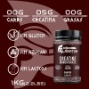 Creatina Gladiator Monohidratada 1kg 200 Servicios