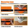TOOLIFE Connectable Contour Gauge, Gifts for him Men Husband Dad,Woodworking